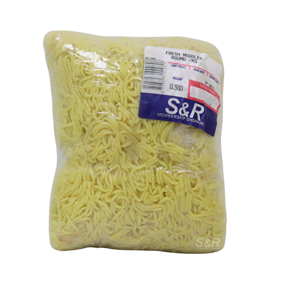 S&R Fresh Round Noodles approx 980g